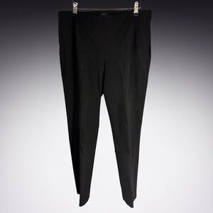 Talbots Black Curvy Straight Leg Trouser
